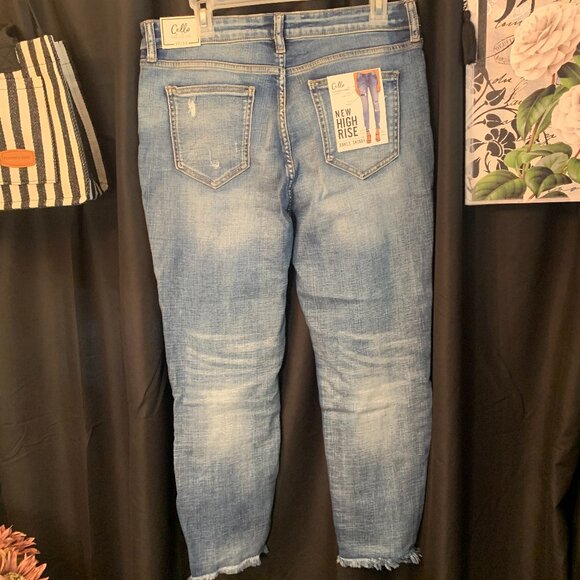 Cello High Rise Skinny Ankle Jeans (NWT) 17/33 - Picture 4 of 7